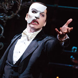 The Phantom, the main character of the Broadway musical The Phantom of the Opera